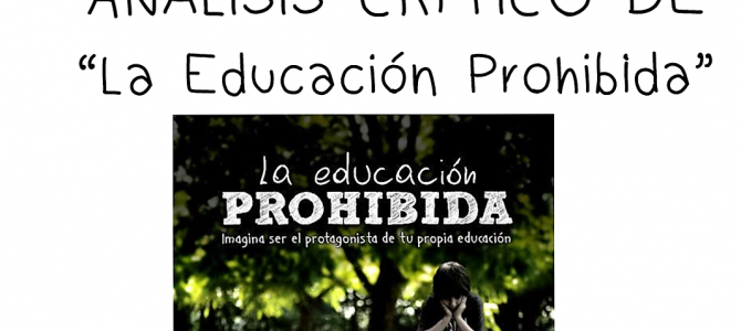 LA EDUCACIÓN PROHIBIDA